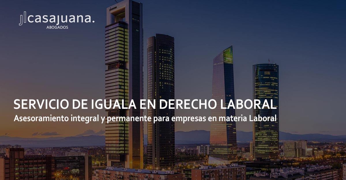 Servicio de iguala en Derecho Laboral