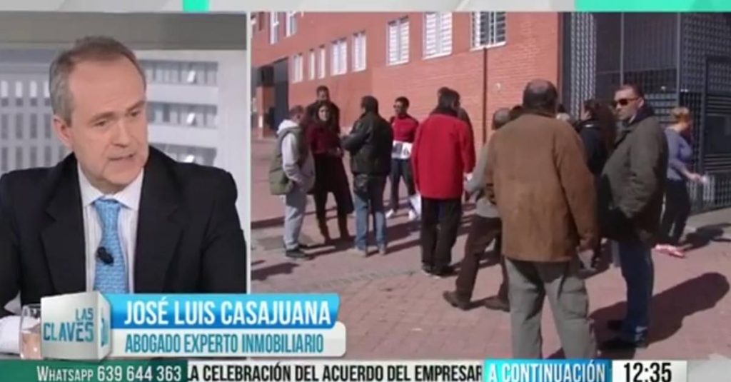 José Luis Casajuana Espinosa en el programa “Las Claves del Día” de Telemadrid