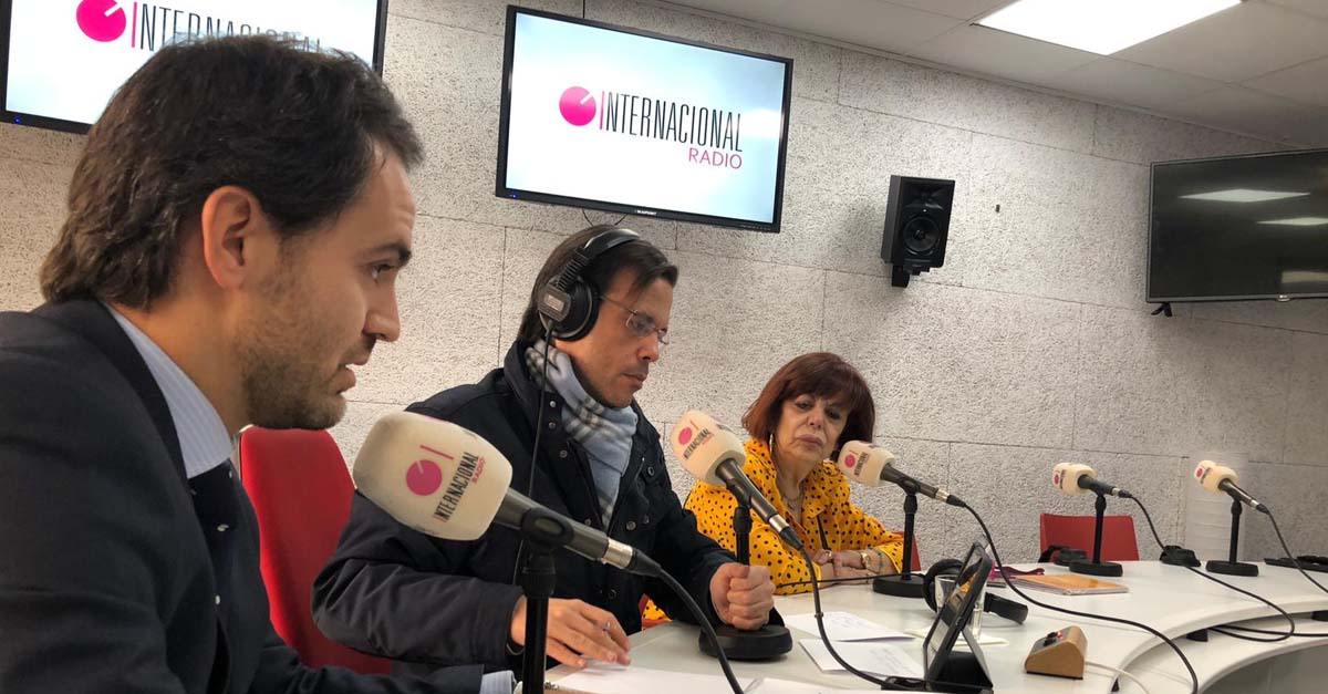 Participación en el programa de Radio Internacional