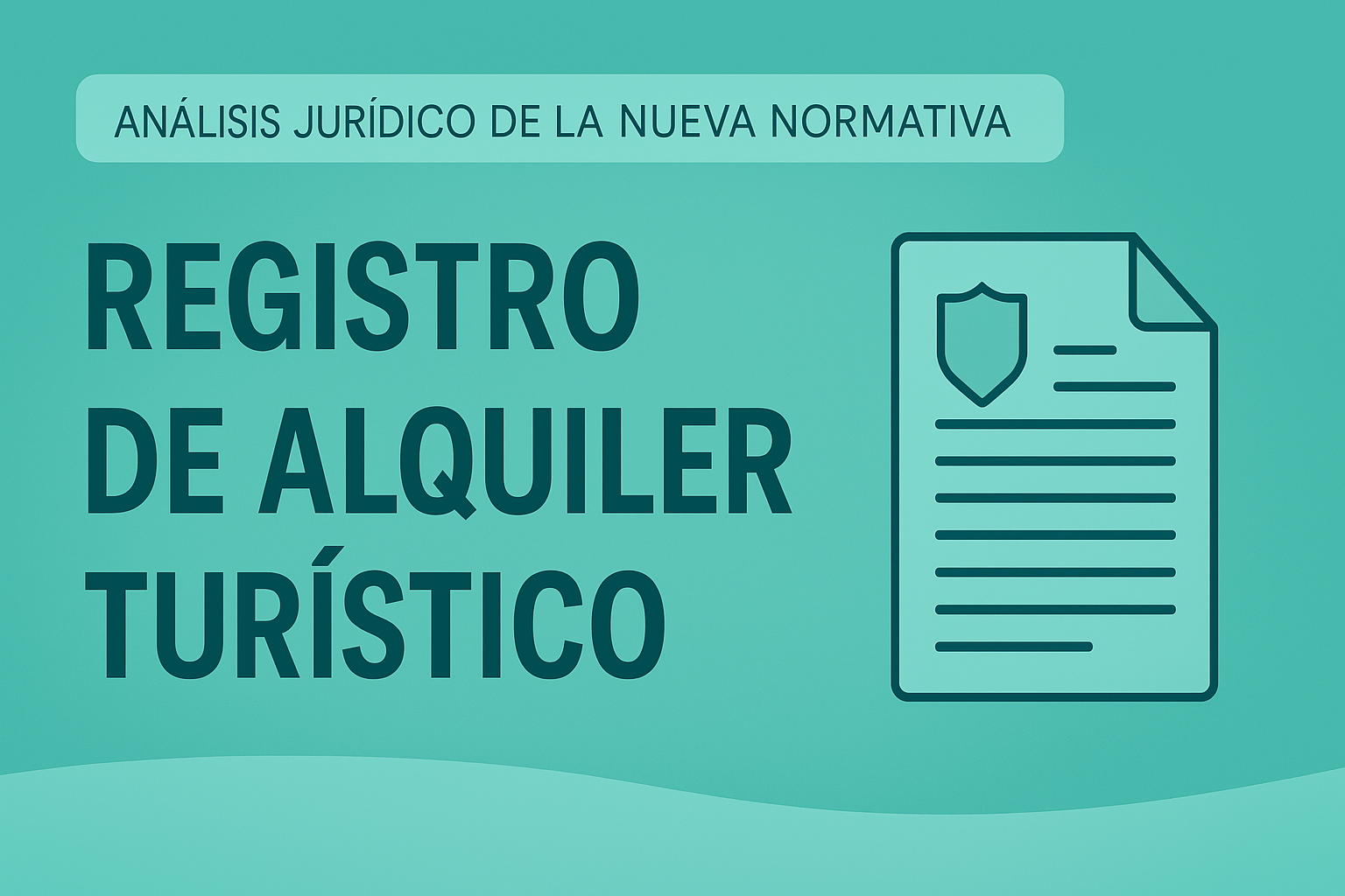 Imagen con el texto Registro de alquiler turístico obligatorio y una llave sobre un contrato de arrendamiento turístico en España