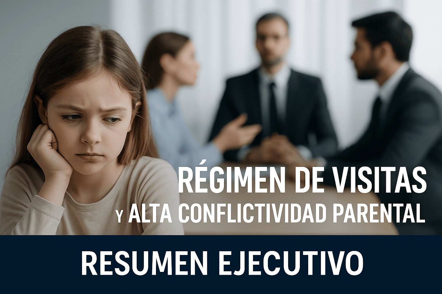 Resumen Ejecutivo sobre régimen de visitas en alta conflictividad parental
